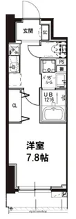 メゾンドアーク南大井【306号室号室】の間取り