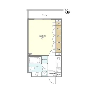 KDXレジデンス学芸大学【3階】の間取り