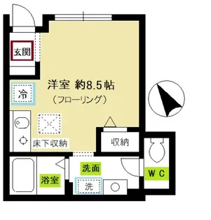 Kハイム【1階】の間取り