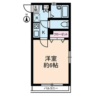 ライブ西蒲田【3階】の間取り