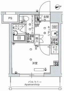 スカイコート品川南大井第2【7階】の間取り