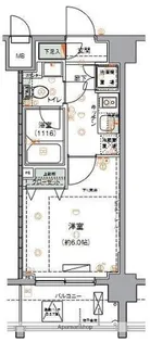 ハーモニーレジデンス羽田WEST【3階】の間取り
