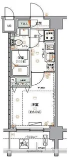 ハーモニーレジデンス羽田WEST【4階】の間取り