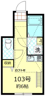 インベスト自由が丘【1階】の間取り