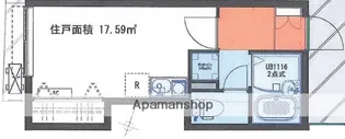 イクシオ キャメリア西大井【2階】の間取り