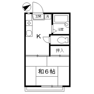シェモア馬込【2階】の間取り