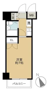 カテリーナ大森【3階】の間取り