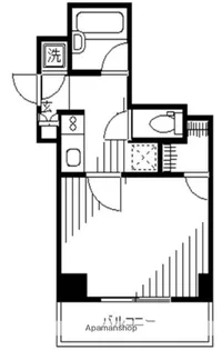 パレステュディオディム大森【6階】の間取り