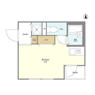 DRホームズ品川戸越【2階】の間取り