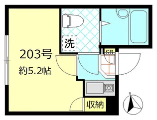 プリムローズ大森【2階】の間取り