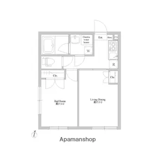 ION品川【0203号室】の間取り