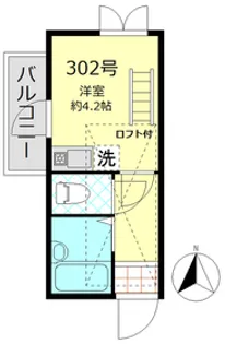 エスポワール羽田壱番館【3階】の間取り