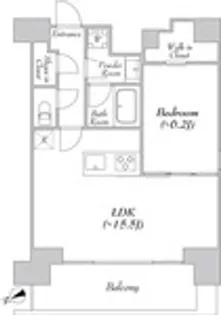 東京都港区海岸2丁目【マンション】の間取り