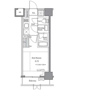1Kの間取り画像