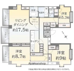マナロコーポ【6階】の間取り
