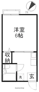 ローレルハイム(ローレルハイム)【2B号室】の間取り
