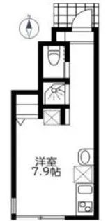 ソルナクレイシア西馬込【101号室】の間取り