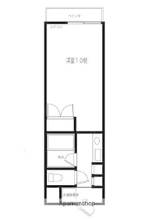 ブルーラビット【2号室】の間取り