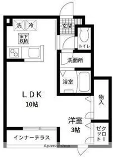 エグレッタ【1階】の間取り