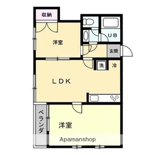 池上タウンヒル【3階】の間取り
