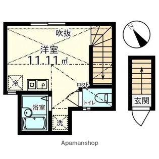 フォレスタ西小山【202号室】の間取り