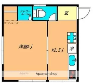 三恵荘【2階】の間取り