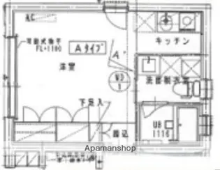 SWAN EBARA NAKANOBU【1階】の間取り