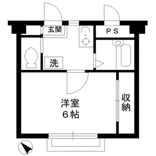 ドミール上池台【1階】の間取り