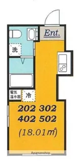 スカイヒルズ戸越公園【3階】の間取り