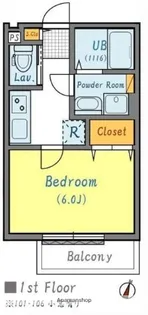 フェリオエスティー【1階】の間取り