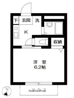アルカディア【102号室】の間取り