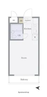 エヴェナール池上【1階】の間取り