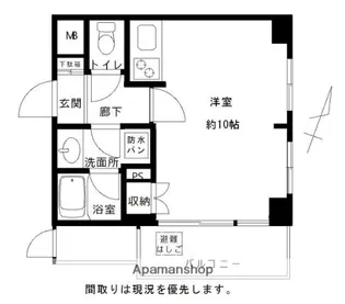 藤和シティホームズ島津山西【6階】の間取り