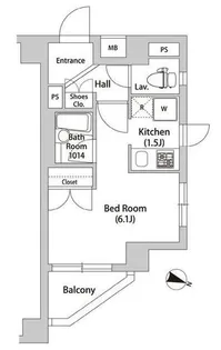 リペリアン中目黒【2階】の間取り