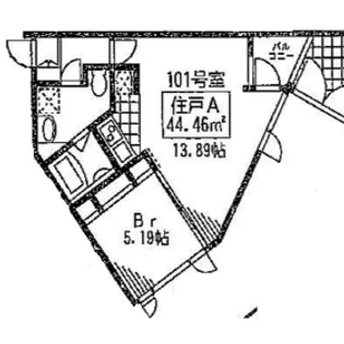 パークヒルコート【-1階】の間取り