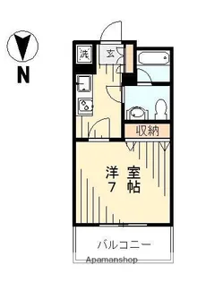 ベルハニー【3階】の間取り