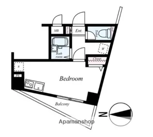 プレール南馬込【207号室】の間取り