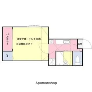 ヒルトップコート北馬込【2階】の間取り