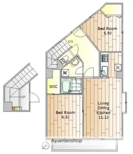 メゾン・エルーセラ【601号室】の間取り
