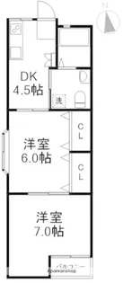 タウンハウス【105号室】の間取り