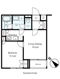 パレ・ホームズ大岡山【1階】の間取り