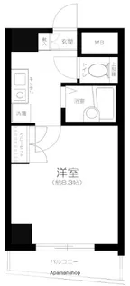 ソアブール品川戸越駅前【4階】の間取り