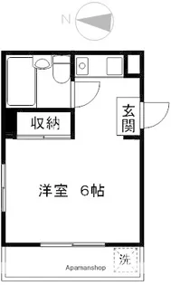 サンハイツ洗足【2階】の間取り