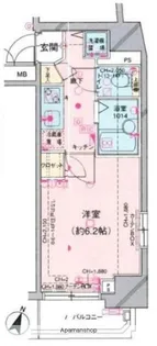 菱和パレス高輪タワー【14階】の間取り
