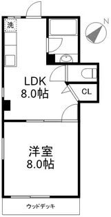 マンション牧野【101号室】の間取り