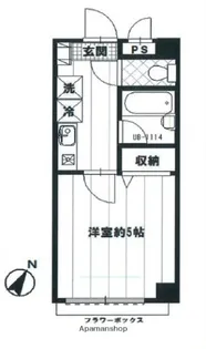 ハーヴェスト【2階】の間取り