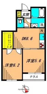 コートリモーネ【1階】の間取り