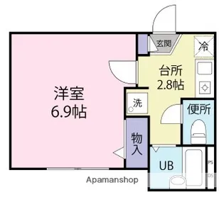 シティパル【1階】の間取り