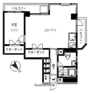 ヴィラ目黒本町【3階】の間取り