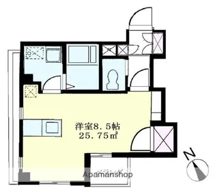 ジョイフル旗の台【101号室】の間取り